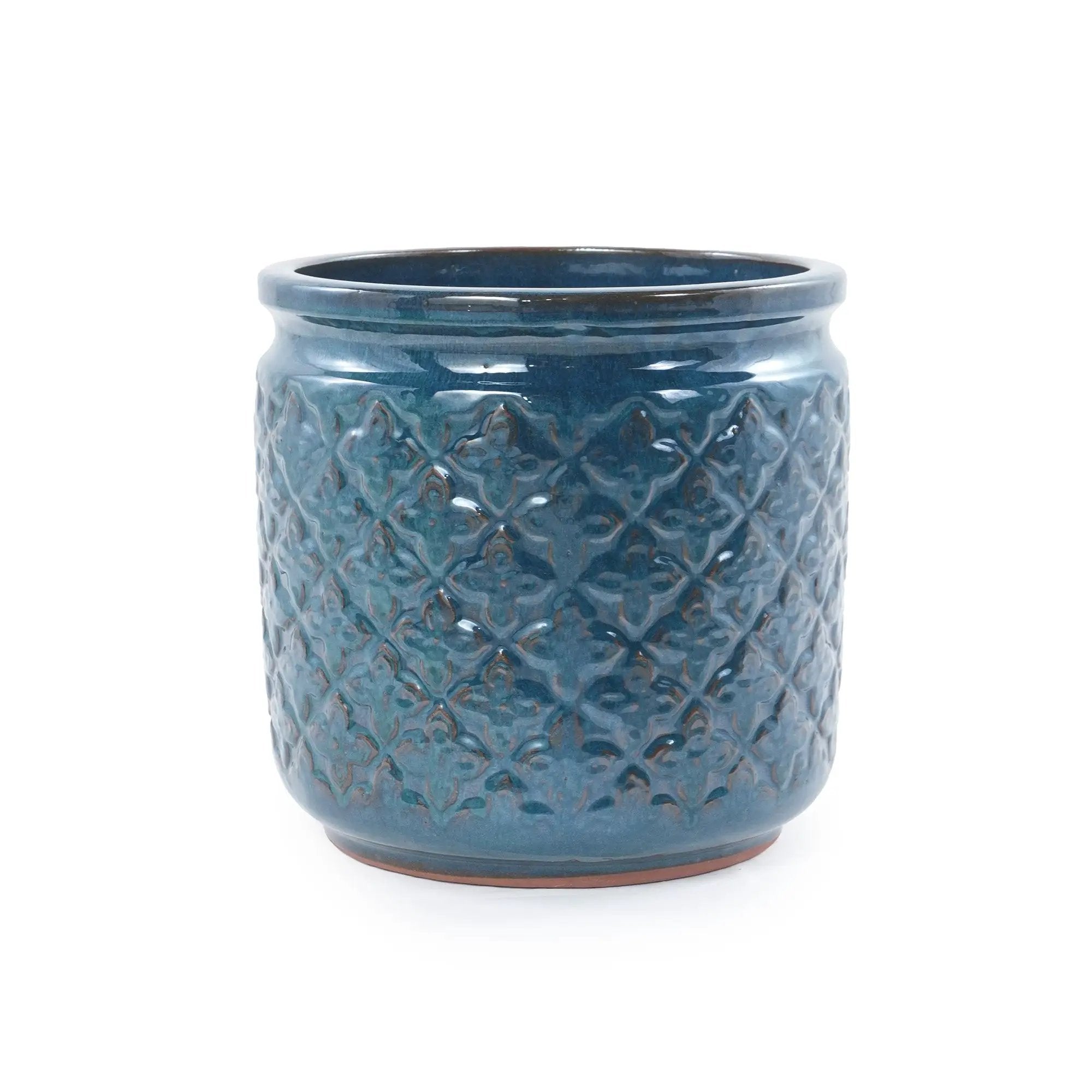 Handmade Ceramic Flower Pot Set of 3, 15/12/9 Inch Diameter by HouseOfZazla