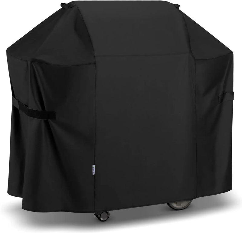 SunPatio 58 Inch Outdoor Grill Cover, Compatible for Weber Genesis II, Genesis 300 and II LX 300 Series Gas Grills, Heavy Duty Waterproof Barbecue Cover, Compared to Weber 7130, 58"W x 25"D x 44.5"H by GreenHaven Gardens