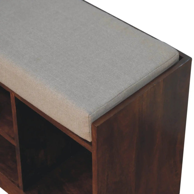 Retreat - Shoe Bench, 1 Drawer - Chestnut by HouseOfZazla