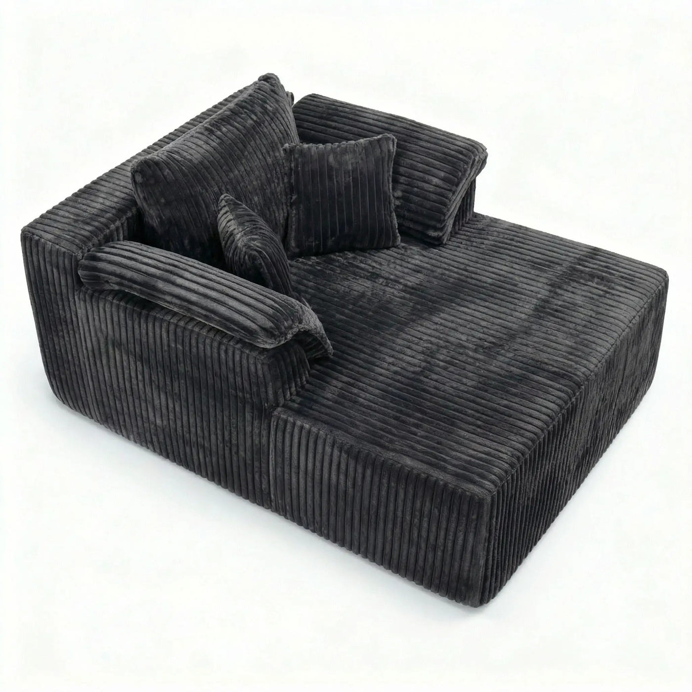 Chaise Lounge Chair, Deep Seat Sleeper Couch For Living Room by HouseOfZazla