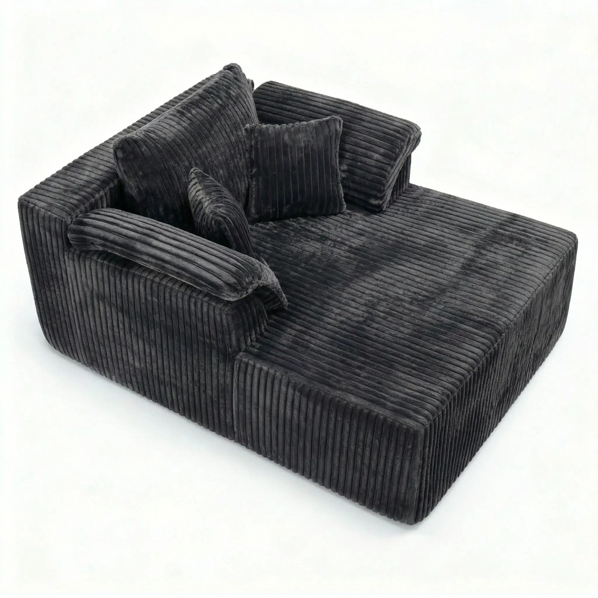 Chaise Lounge Chair, Deep Seat Sleeper Couch For Living Room by HouseOfZazla