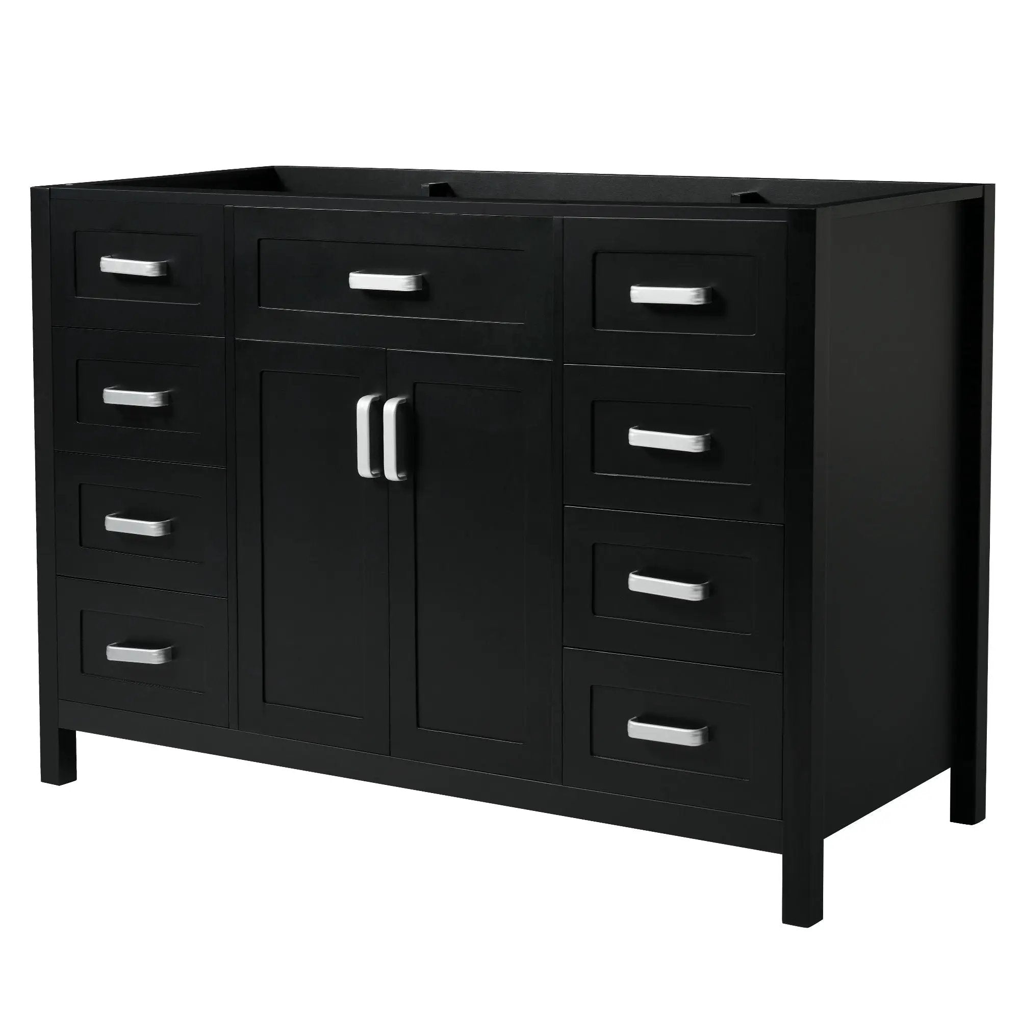 Bathroom Vanity Cabinet with 2 Soft Close Doors and 8 Drawers by HouseOfZazla