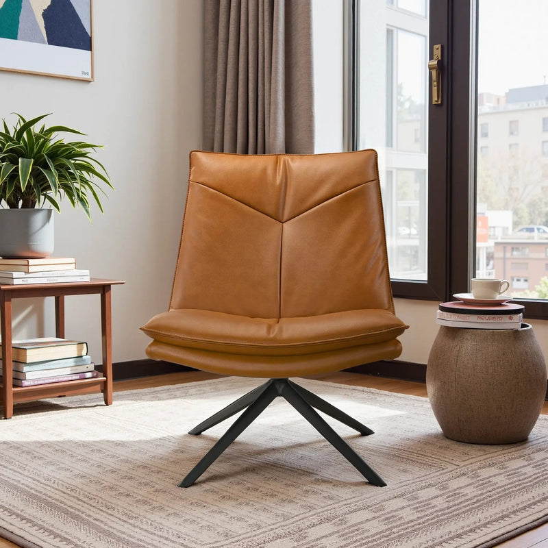 Oakland Mid-Century Modern Swivel Chair by HouseOfZazla