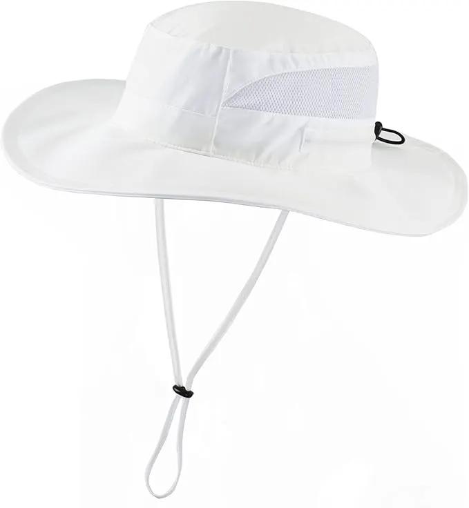 Connectyle Women's UPF 50+ Sun Hat UV Protection Wide Brim Bucket Hat Summer Beach Hats Fishing Hiking Outdoor Safari Hats by GreenHaven Gardens