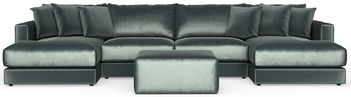 Remington - Modular Sofa And Cocktail Ottoman - Pine, photo 15 of 28