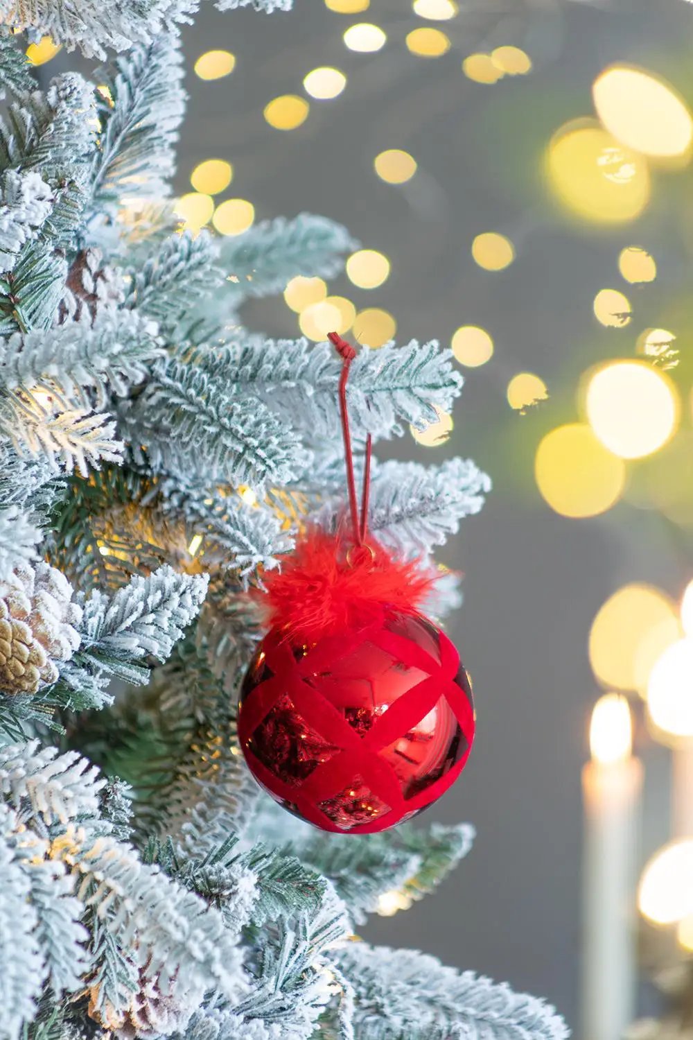 Christmas Ball Ornaments, Decorative Hanging Ball Tree Ornaments For Holiday Party Decorations by Unique Piece Furniture