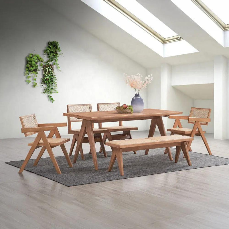 Velentina - Side Chair (Set of 2) - Rattan & Natural by Unique Piece Furniture