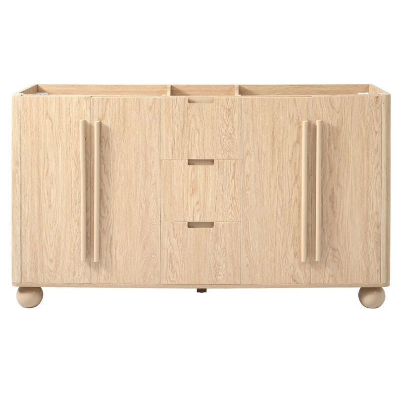 58.3" Bathroom Vanity Cabinet Only with Soft-Close Drawers by HouseOfZazla