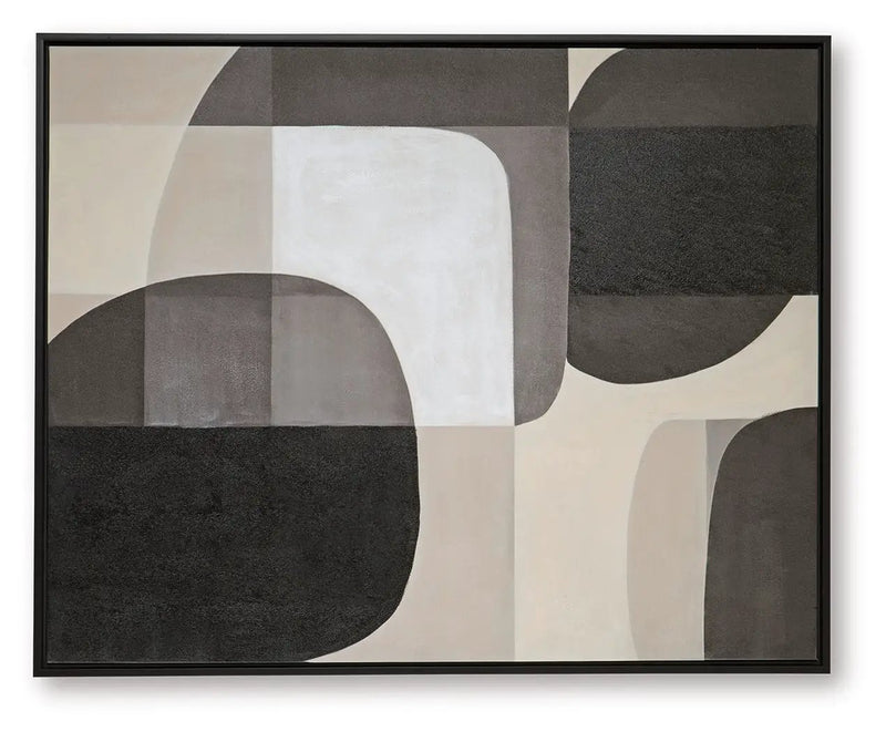 Kesleigh - Wall Art - Black / White by Unique Piece Furniture