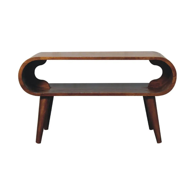 Solid Wood Open Coffee Table by HouseOfZazla