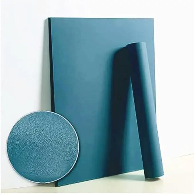 Dimoon 236''x17.7'' Blue Peel and Stick Wallpaper Contact Paper Modern Self Adhesive Wall Paper Removable Renter Friendly Textured Solid Color Shelf Cabinet Vinyl Roll (236''x17.7'',Dark Blue) by GreenHaven Gardens