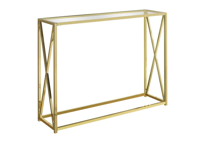 Accent Console Table For Entryway, Contemporary & Modern - Gold by HouseOfZazla