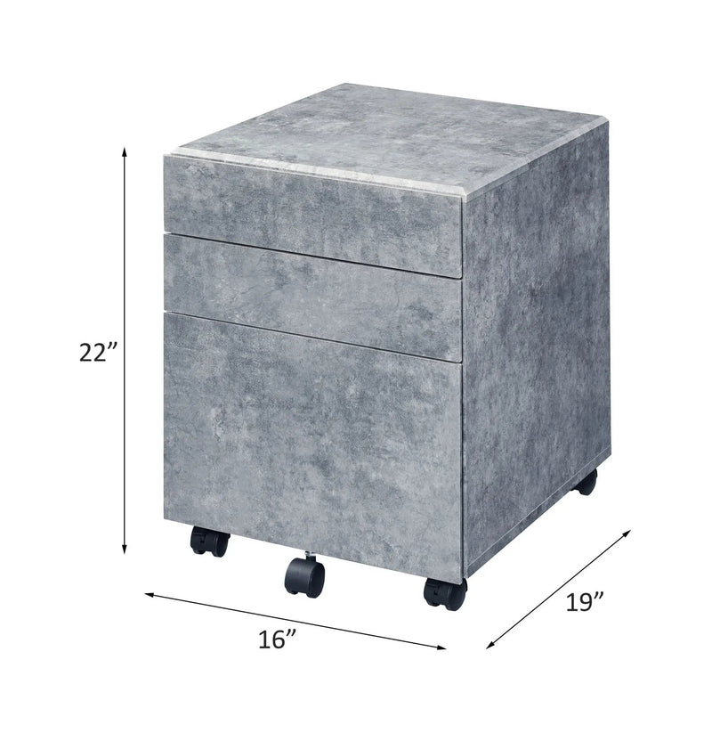 Jurgen - File Cabinet - Gray by Unique Piece Furniture