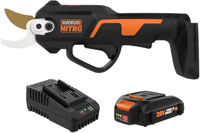 Worx 20V Worx NITRO Pruning Shear/Lopper WG330 - (Battery & Charger Included) by GreenHaven Gardens