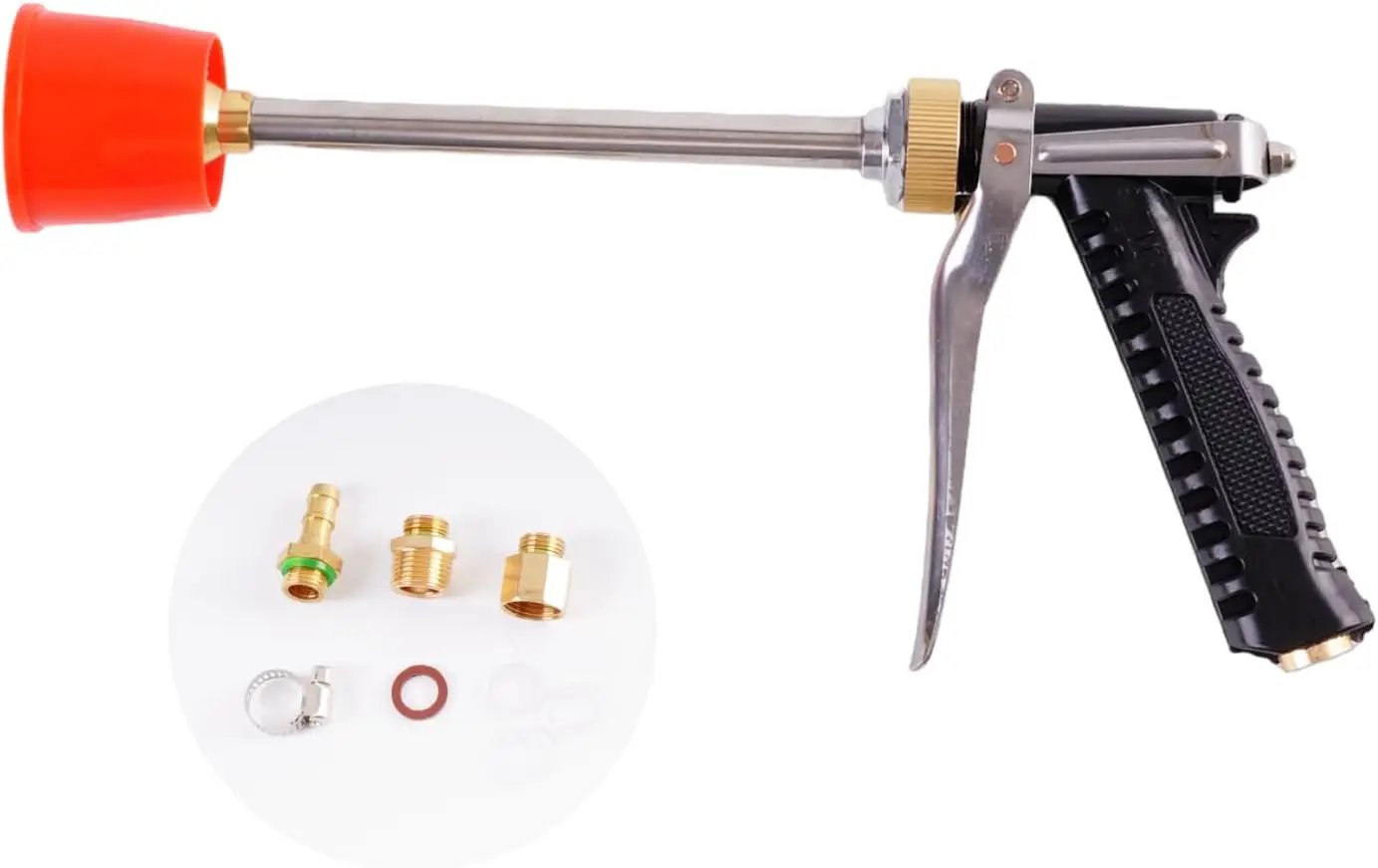 Agricultural Spray Guns, Fruit Tree Sprinkler, Electric Spray, High-Pressure Spray, Long Rod, Even Spray, Direct Spray, Lrrigation and Cleaning (Red headed plastic spray gun) by GreenHaven Gardens