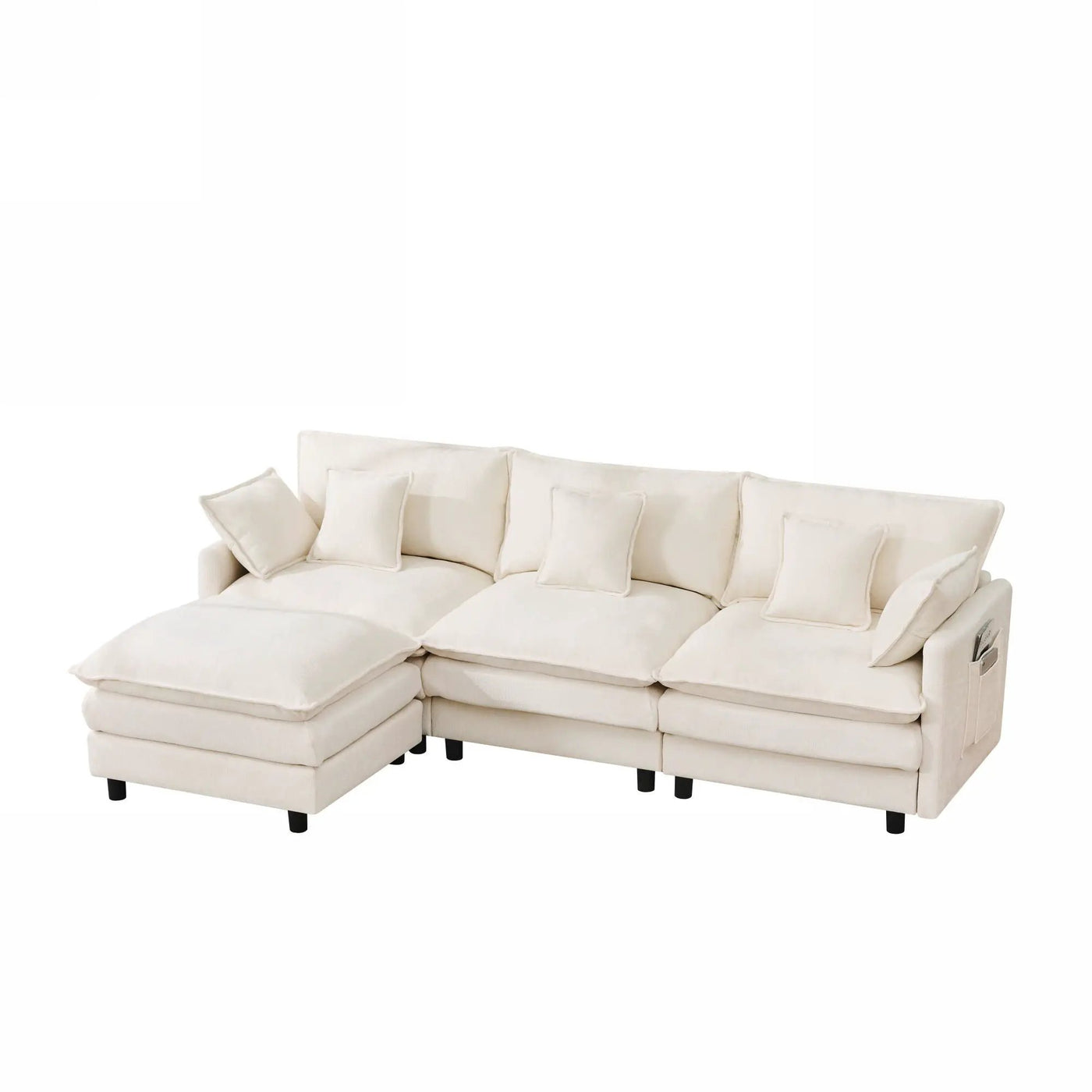 Sofa With Modular Design by HouseOfZazla
