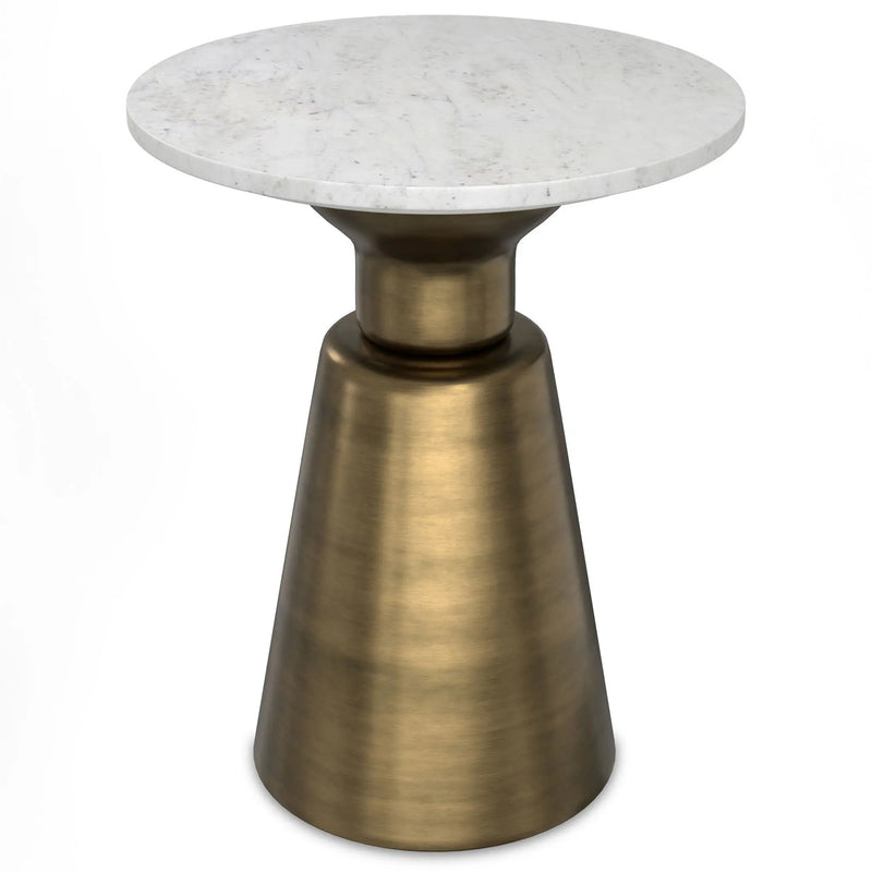 Leyla - Side Table - Antique Brass by Unique Piece Furniture