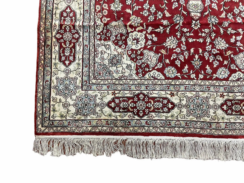 4' X 6' Vintage Fine Handmade Chinese Oriental Silk Rug 400 KPSI Wow by Jewel Rugs