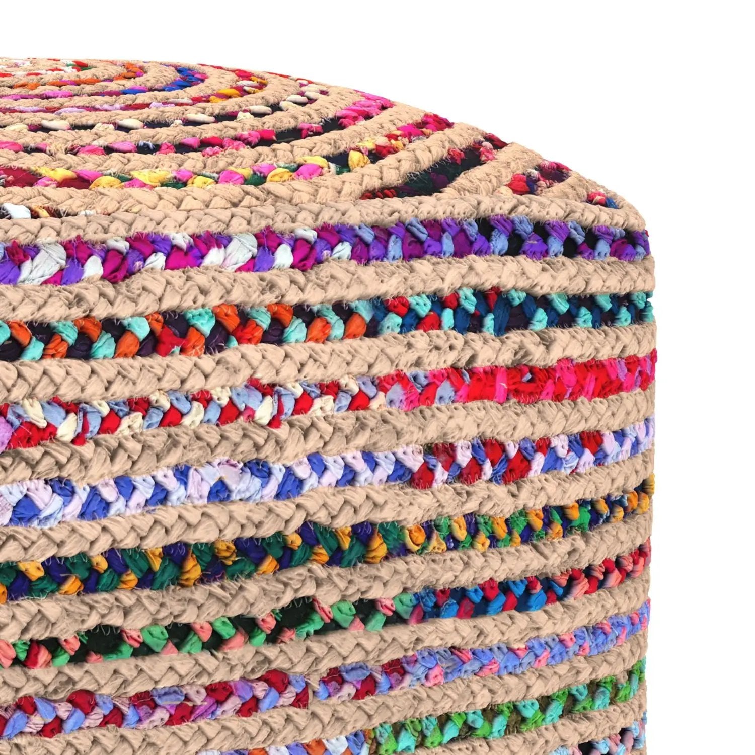 Margo - Square Pouf - Multicolor by HouseOfZazla