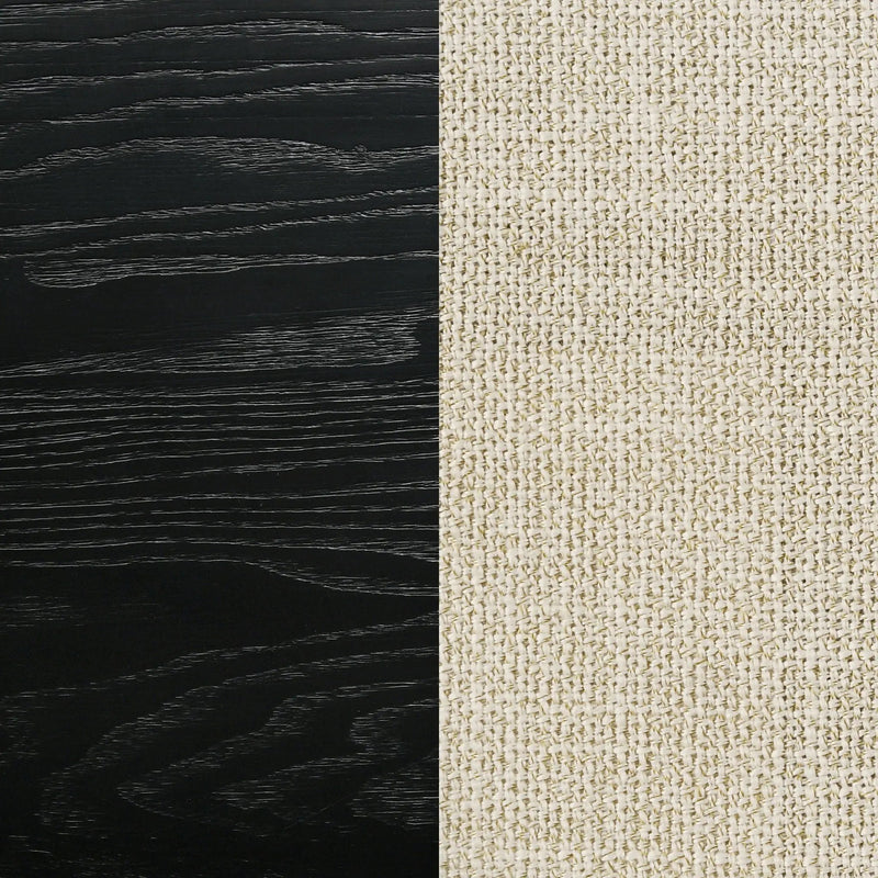 Arini 56-inch Queen Panel Bed Cream and Black by Unique Piece Furniture