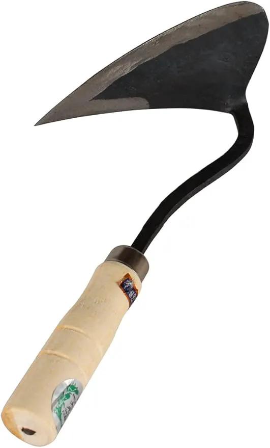 EZ Digger Korean Gardening Tool Wide Blade Hoe Ho-mi Homi Better Home Garden by GreenHaven Gardens