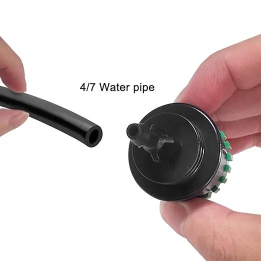 5 Pack Drip Irrigation Tubing Connectors,DanziX 1/4 Inch Drip Irrigation Tubing x 3/4 or G2/1 FHT Faucet Adapter,1/4 Inch Drip Irrigation Garden Hose Adapter by GreenHaven Gardens