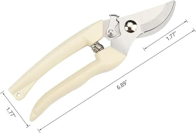 20 Pcs Garden Scissors for Plant, Tip Pruning Shears for Cutting Flowers, Trimming Plants, Bonsai and Fruits Picking (Bypass Blade Pruner) by GreenHaven Gardens