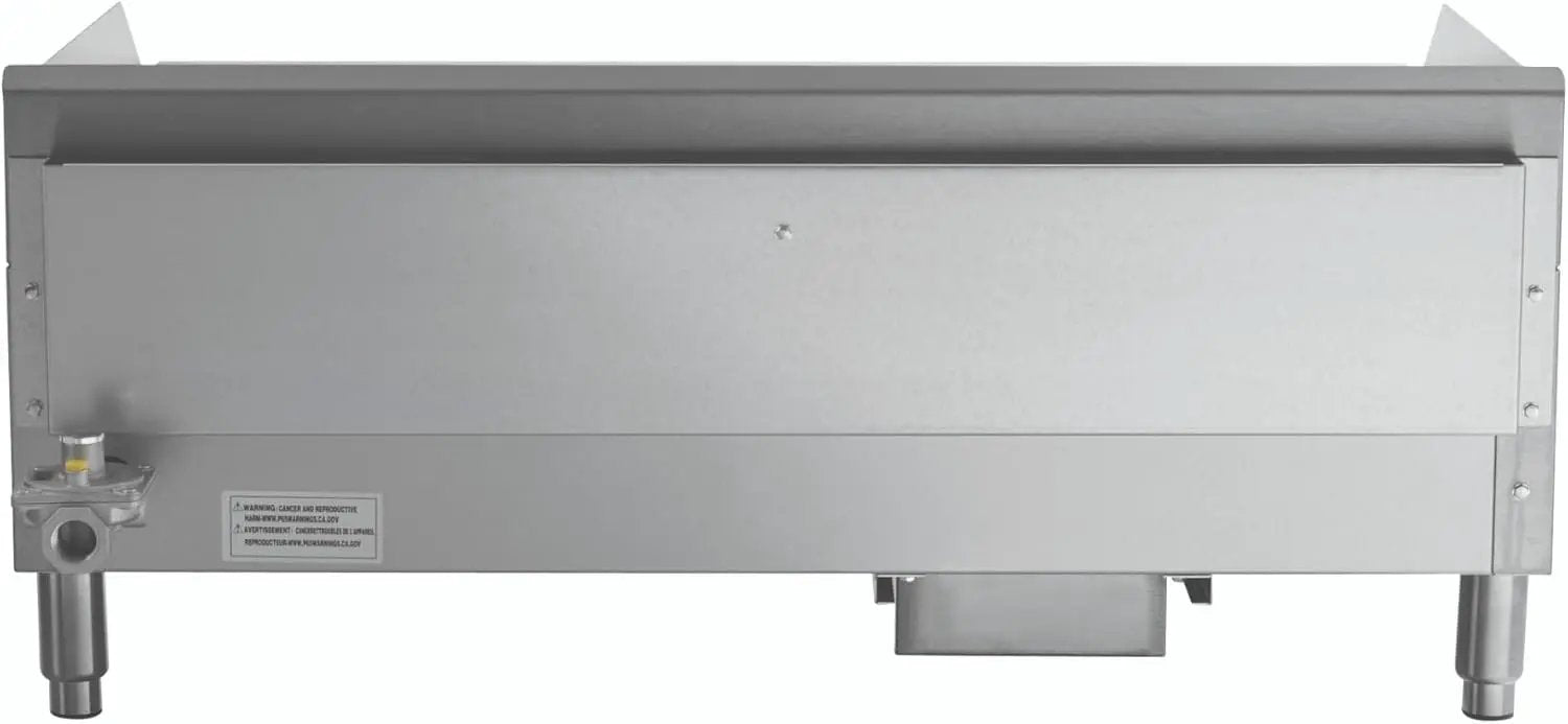 Kratos 29Y-005 36" Commercial Restaurant Gas Countertop Griddle, Manual Controls, 3 Burners, 90,000 BTU Output by GreenHaven Gardens