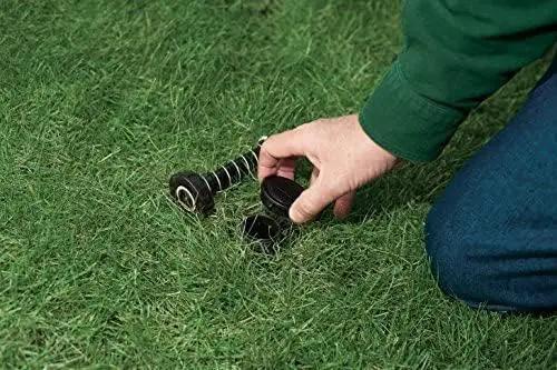 Pack Rainbird Sprinkler Head Cap and Seals, 1800XC - Rainbird 1800 Series Spray Head Cap, Sprinkler Head Cover, 1800CAPS Spray Head Cap, Xeri-Cap for 1800 Series Spray Bodies w/ LED Keychain Light by GreenHaven Gardens