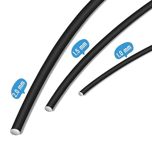 Sanlykate Bonsai Wire Tool Kit with Cutter, 3 Roll Tree Training Wires 98 Feet Total, 1.0mm, 1.5mm, 2.0mm Anodized Aluminum Wire Set, Hold Plant Branches Trunks - Black by GreenHaven Gardens