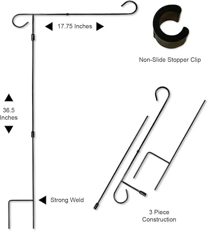 WinCraft Giants Garden Flag with Stand Holder Flagpole by GreenHaven Gardens