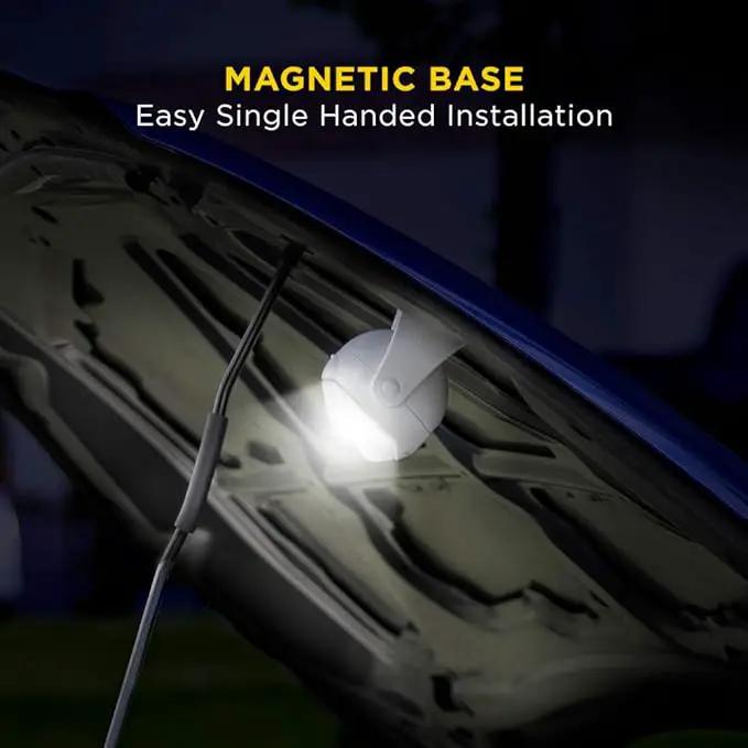 Limitless Innovations Lumenology Portable LED Motion Sensor Light Provides 148 Lumens with a 13 ft Detectable Range and Flexible Tripod Base with Magnetic Option – Indoor/Outdoor (White) by GreenHaven Gardens