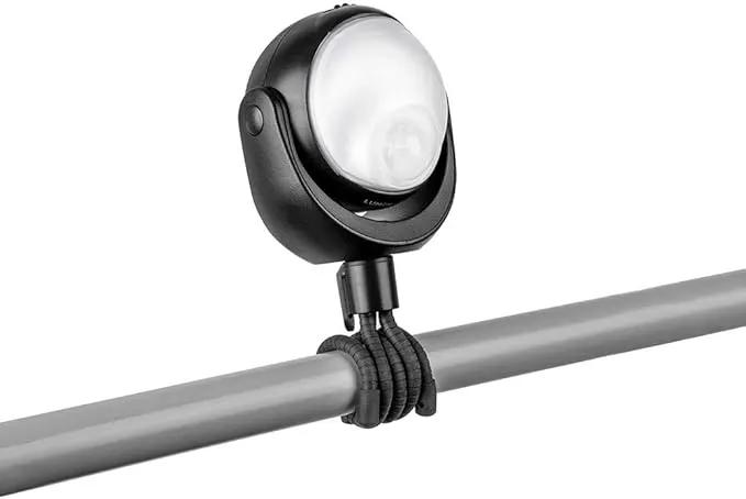 Limitless Innovations Lumenology Portable LED Motion Sensor Light Provides 148 Lumens with a 13 ft Detectable Range and Flexible Tripod Base with Magnetic Option – Indoor/Outdoor (Black) by GreenHaven Gardens