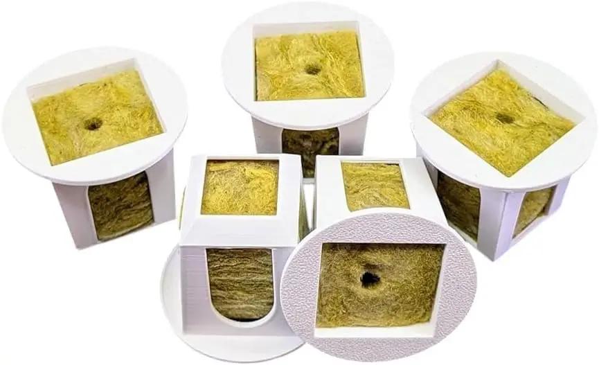 Grow Cubes for Hydroponic System/Compatible with Gardyn (10 Cubes+Rockwool) by GreenHaven Gardens