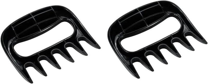 Restaurantware Met Lux 4.5 x 4.1 Inch Meat Claws 2 Meat Shredders - Sharp Blades With Handle Black Plastic Bear Claws Durable For Shredding Pork Chicken or Turkey by GreenHaven Gardens