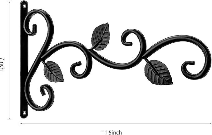 2 Pack Plants Hangers Outdoor Indoor Decor, Wall Hooks for Hanging Plant Bracket, Plant Hooks for Bird Feeder, Wind Chime, Lights, Lanterns by GreenHaven Gardens