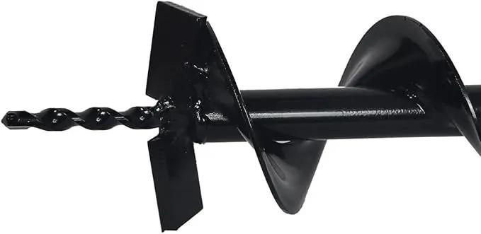 XtremepowerUS Post Hole Digger Replacement Auger Bits Digging 3/4" Shaft Size Plant Fence Dig Planting Hole Fence Dig (12") by GreenHaven Gardens