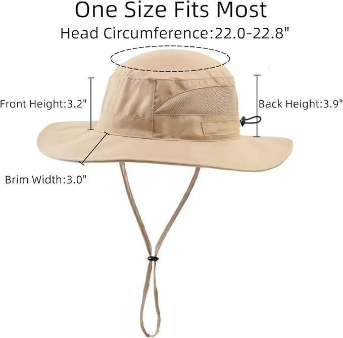 Connectyle Women's UPF 50+ Sun Hat UV Protection Wide Brim Bucket Hat Summer Beach Hats Fishing Hiking Outdoor Safari Hats by GreenHaven Gardens