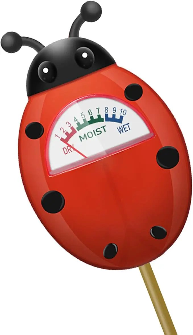 Soil Moisture Meter, Plants Moisture Meter, Gardening Tool Kits for Plant Care, Plant Water Monitor for Garden, Farm, Lawn Indoor & Outdoor Use, No Batteries Required by GreenHaven Gardens
