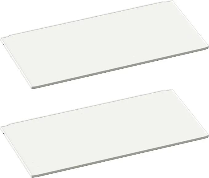 Greesum Shelf of Outdoor Horizontal 27 ft Storage Sheds, for Waterproof and UV Protection 150 Gallon Deck Box, 2 Shelves (Without Shed), White by GreenHaven Gardens