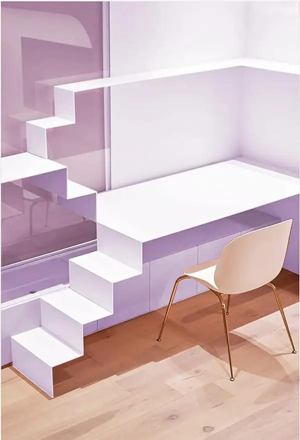 Dimoon 118''x17.7'' Purple Peel and Stick Wallpaper Contact Paper Modern Self Adhesive Wall Paper Removable Renter Friendly Textured Solid Color Shelf Cabinet Vinyl Roll (118''x17.7'',Light Purple) by GreenHaven Gardens
