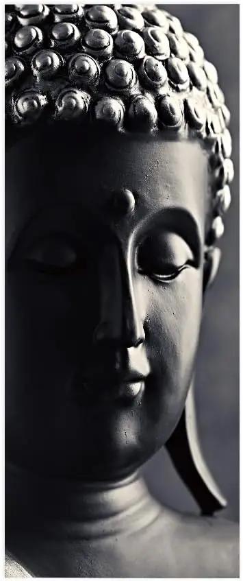 3D Door Stickers Murals - Buddha Statue - Peel and Stick - Waterproof & Washable - Matt Finish - 35.4" x 78.7" by GreenHaven Gardens