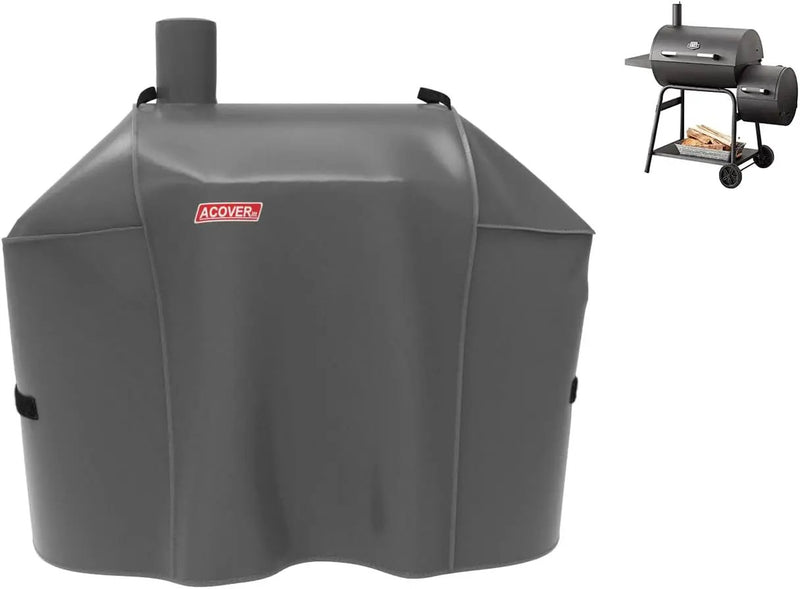 Expert Grill Offset Smoker Cover, Waterproof Grill Cover, 56.5 inch Brown by GreenHaven Gardens