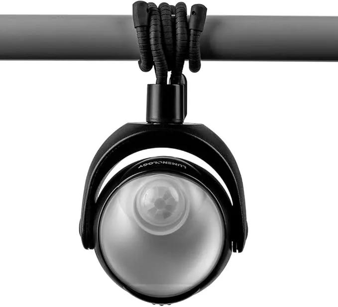 Limitless Innovations Lumenology Portable LED Motion Sensor Light Provides 148 Lumens with a 13 ft Detectable Range and Flexible Tripod Base with Magnetic Option – Indoor/Outdoor (Black) by GreenHaven Gardens