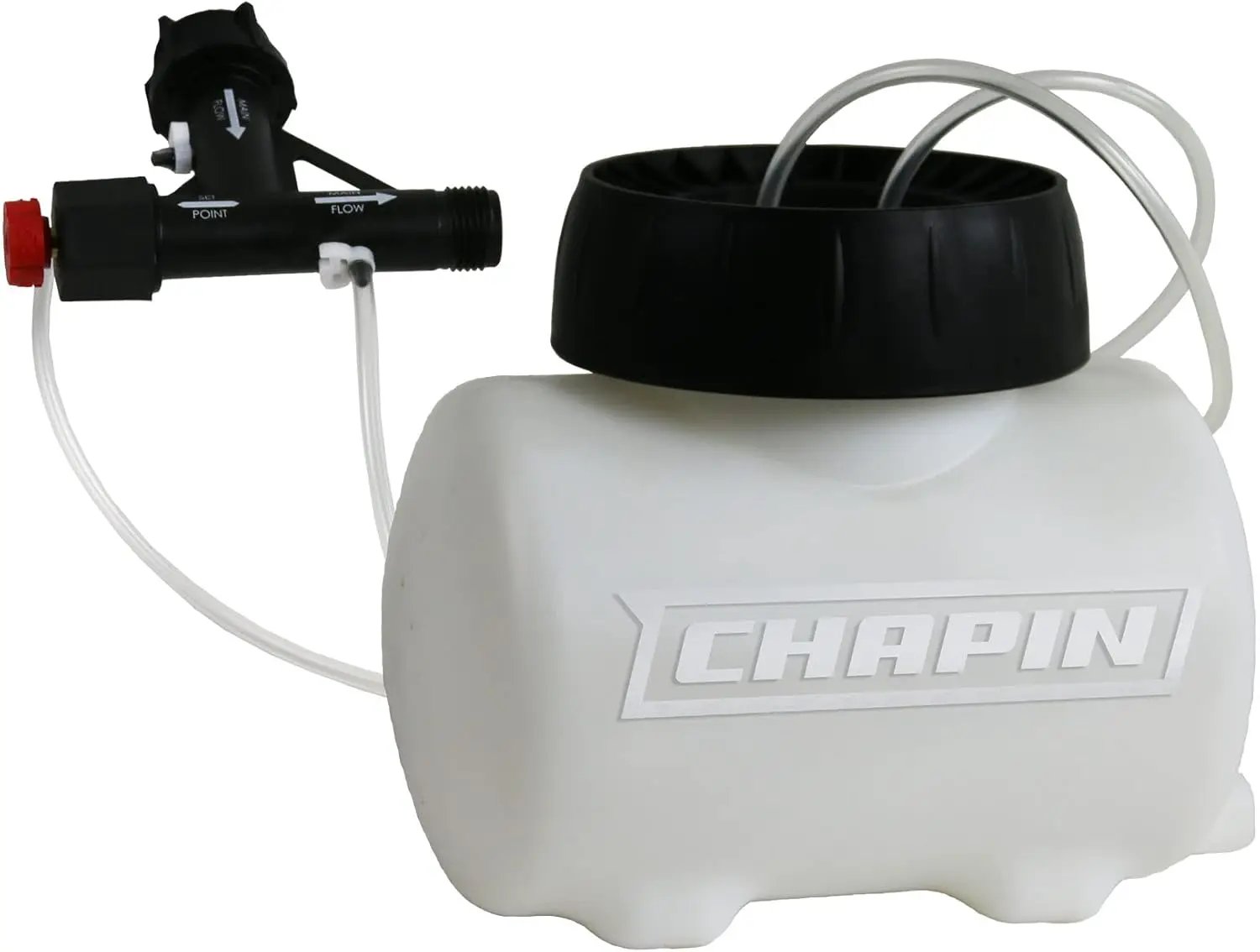 Chapin 4720 2-Gallon HydroFeed in-Line Fertilizing Injection System for Sprinklers and Direct Hose Use, 1-Pack, Translucent White by GreenHaven Gardens