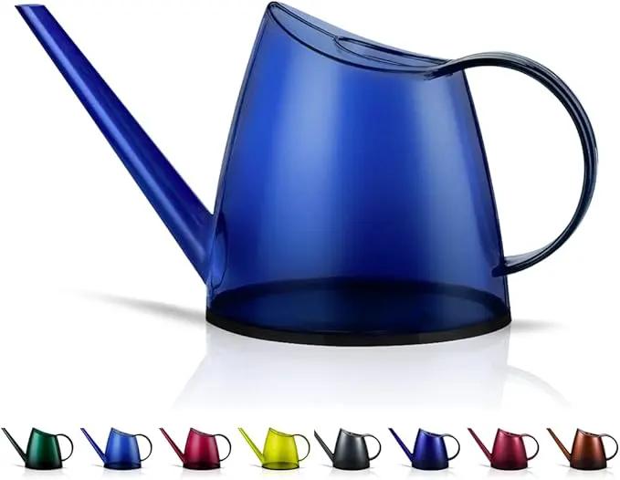 WhaleLife Indoor Watering Can for House Bonsai Plants (1.4L, Blue) by GreenHaven Gardens