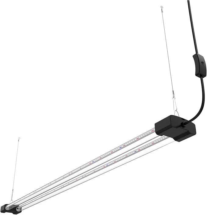 DYMOND Boostgro LED Seed Starter Grow Light 4FT Full Spectrum Linkable 5000k Daylight + 660nm Red + 450nm Blue Indoor Plant Lighting Fixture by GreenHaven Gardens