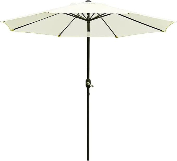 Sunnyglade 9' Patio Umbrella Outdoor Table Umbrella with 8 Sturdy Ribs (Beige)