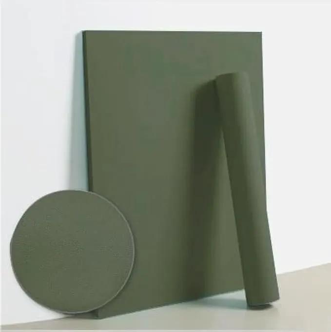 Dimoon 78.7''x15.7'' Green Skin Peel and Stick Wallpaper Contact Paper Modern Self Adhesive Wall Paper Removable Renter Friendly Textured Solid Color Vinyl Roll (78.7''x15.7'',Dark Green Skin) by GreenHaven Gardens