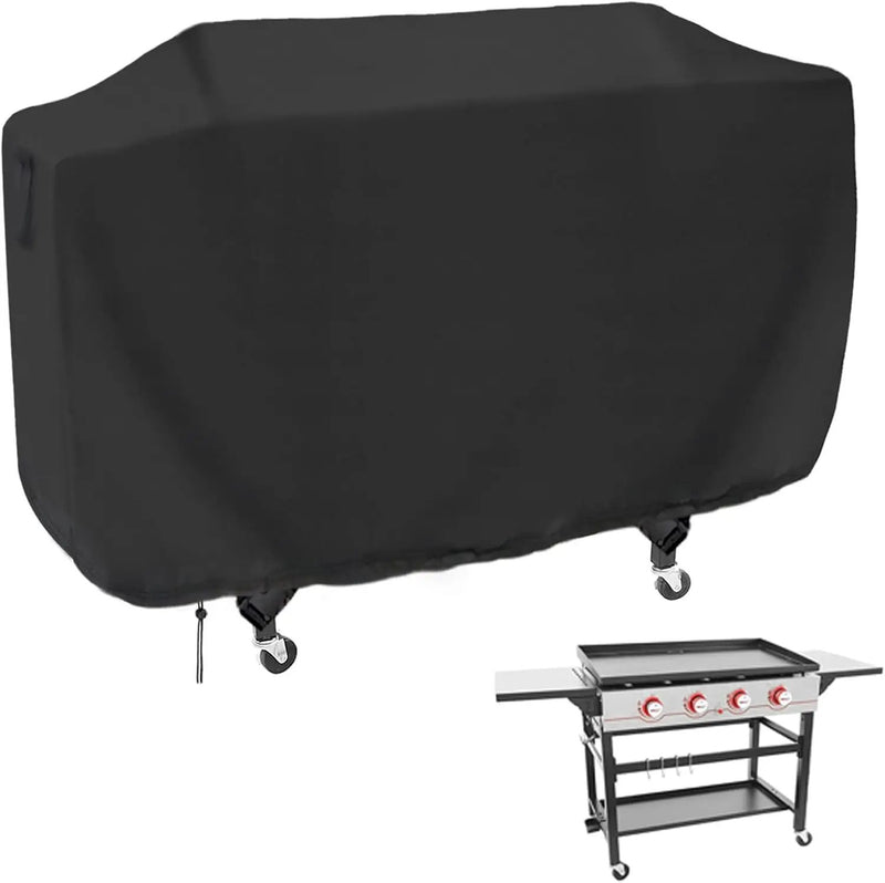 Flat Top Grill Cover for Royal Gourmet GB4000 - Waterproof Cover for Gas Griddle/Grill - Heavy Duty - 64.8 x 25 x 34 inches by GreenHaven Gardens